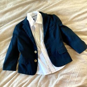 Tommy Hilfiger Jacket + 3T Jack and Janie Button Down Shirt